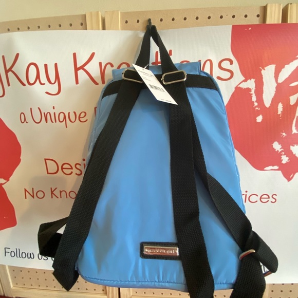 Madden Girl Solid Proper Backpack - Blue - Picture 4 of 9